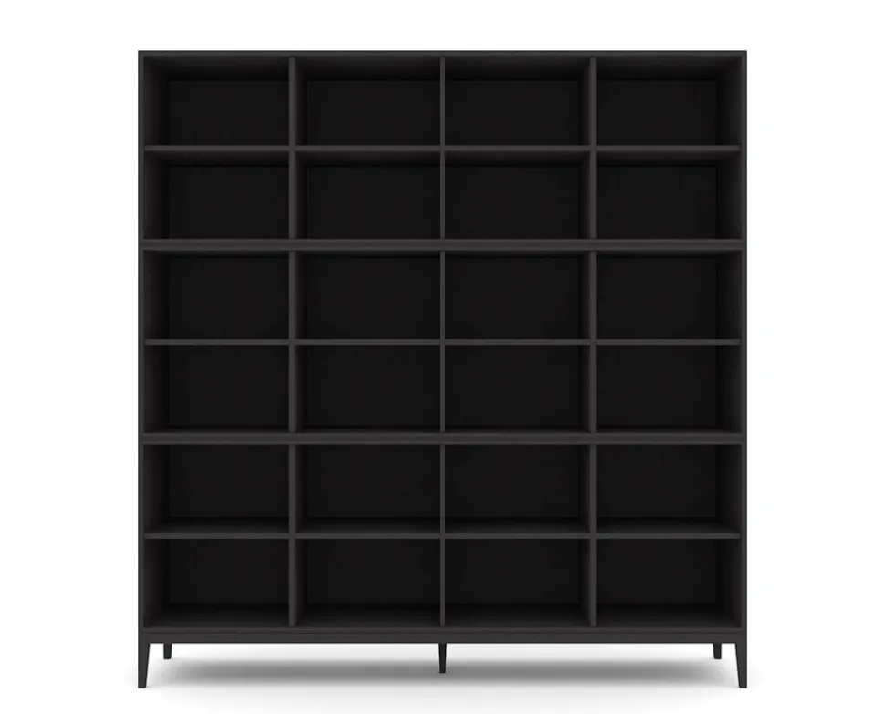 Edge 2.0 Bokhylla | Black | 12 Hyllor