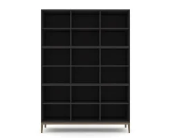 Edge 2.0 Bokhylla | Black | 9 Hyllor