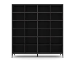 Edge 2.0 Bokhylla | Black | 12 Hyllor