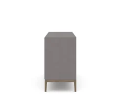 Edge 2.0 Bokhylla | Grey/ Burned Walnut | 3 Hyllor