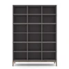 Edge 2.0 Bokhylla | Grey/ Burned Walnut | 9 Hyllor