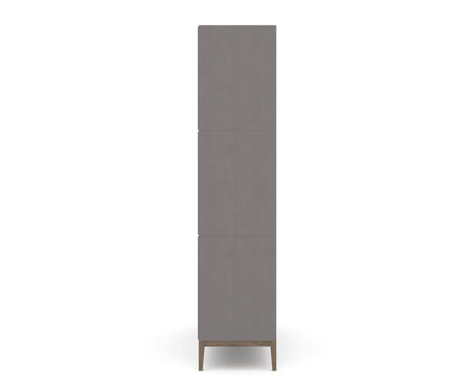 Edge 2.0 Bokhylla | Grey/ Burned Walnut | 12 Hyllor