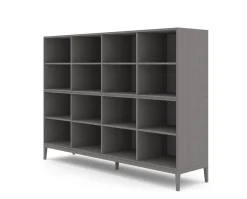 Edge 2.0 Bokhylla | Grey | 8 Hyllor