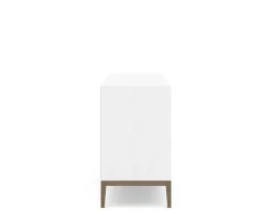 Edge 2.0 Bokhylla | White/ Burned Walnut | 3 Hyllor