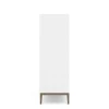 Edge 2.0 Bokhylla | White/ Burned Walnut | 6 Hyllor