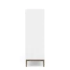 Edge 2.0 Bokhylla | White/ Burned Walnut | 8 Hyllor