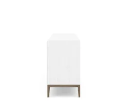 Edge 2.0 Bokhylla | White/ Burned Walnut | 4 Hyllor