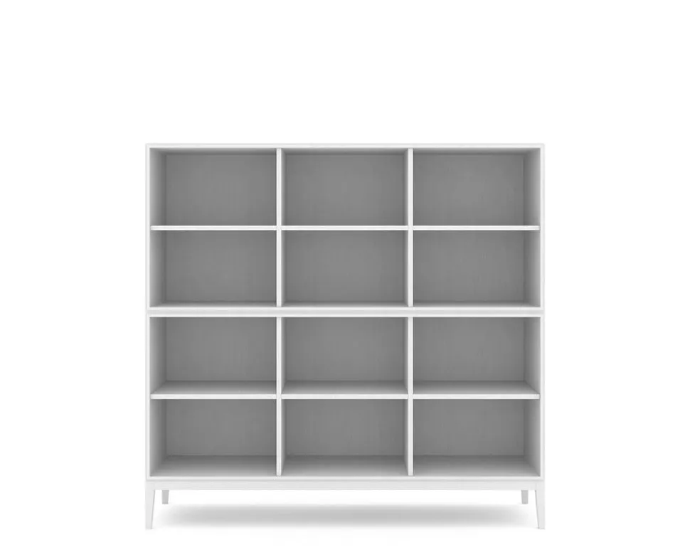 Edge 2.0 Bokhylla | White | 6 Hyllor