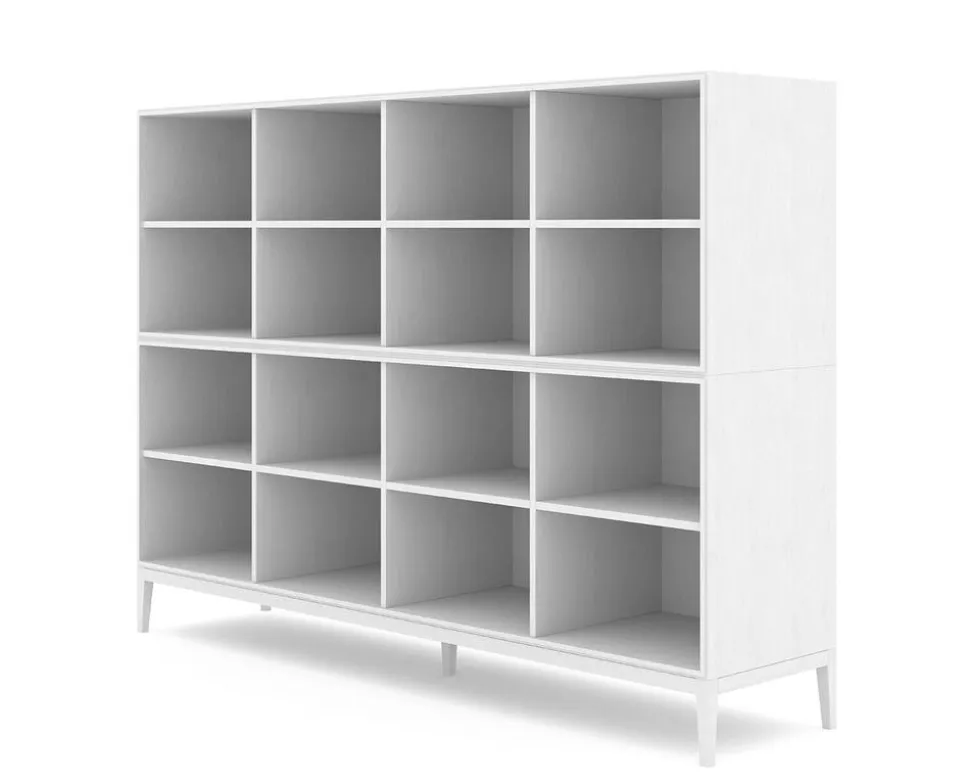 Edge 2.0 Bokhylla | White | 8 Hyllor