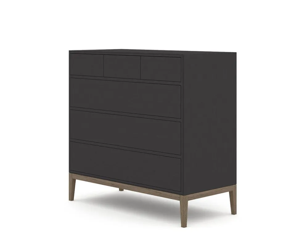 Edge 2.0 Byrå | Black/ Burned Walnut