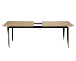 Edge Matbord 100x200-300 | Vitbetsad Ek