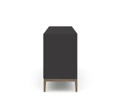 Edge 2.0 Skänk 4 Dörrar | Black/ Burned Walnut