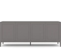 Edge 2.0 Skänk 4 Dörrar | Grey