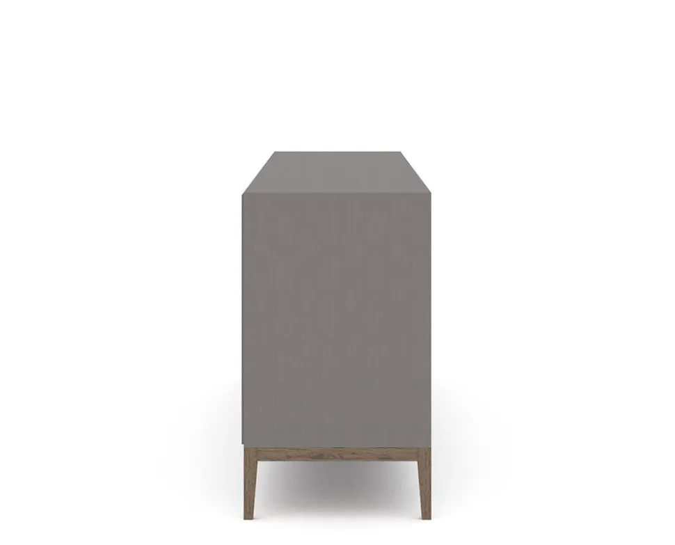 Edge 2.0 Skänk 4 Dörrar | Grey/ Burned Walnut