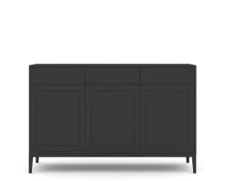 Edge 2.0 Skänk 3 Dörrar + 3 Lådor | Black