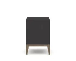 Edge 2.0 Sängbord | Black/Burned Walnut