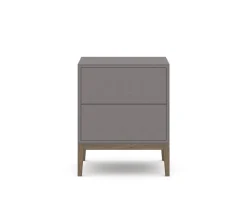Edge 2.0 Sängbord | Grey/Burned Walnut