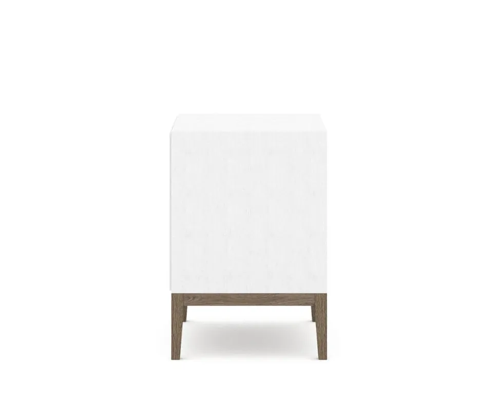 Edge 2.0 Sängbord | White/Burned Walnut