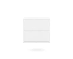 Edge 2.0 Sängbord | White, Vägghängd