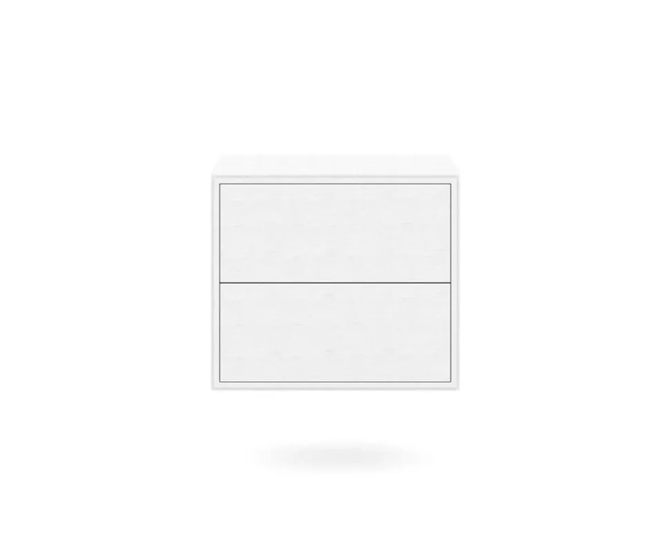Edge 2.0 Sängbord | White, Vägghängd