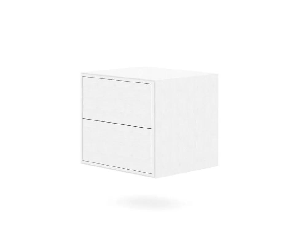 Edge 2.0 Sängbord | White, Vägghängd