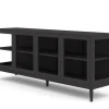 Edge 2.0 Vitrinskåp | 4 Dörrar, 1-Sektion, Black