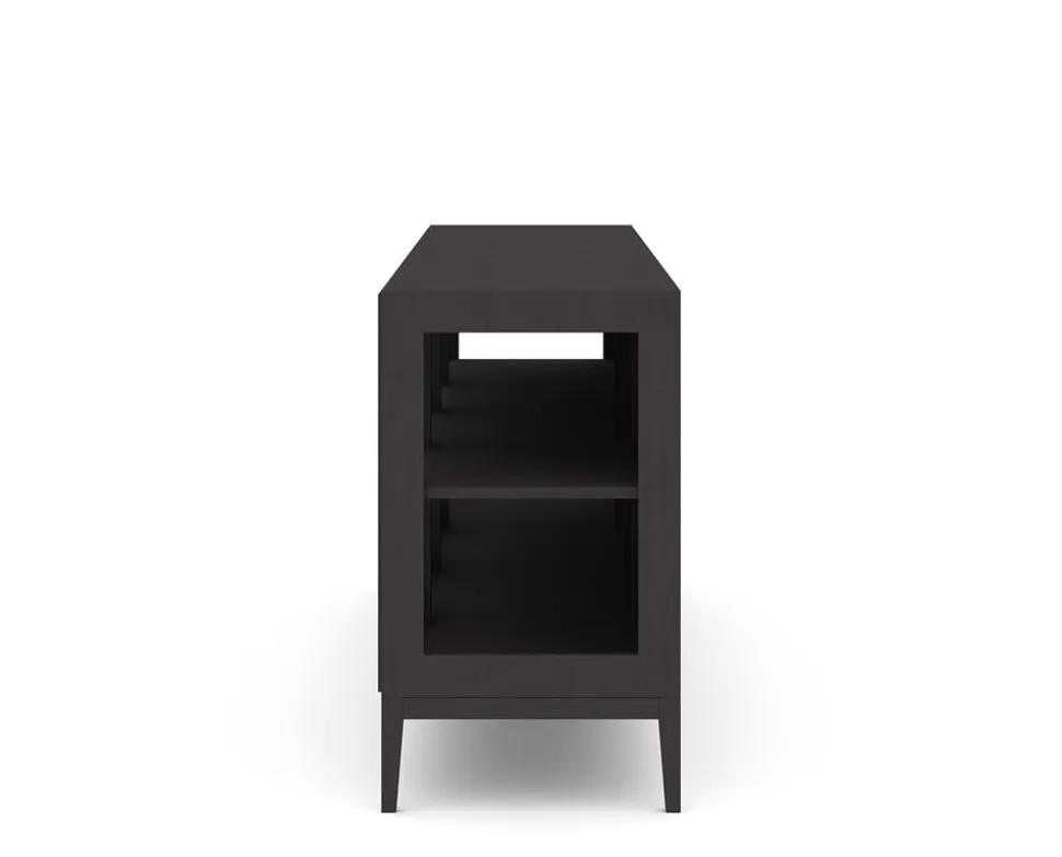 Edge 2.0 Vitrinskåp | 4 Dörrar, 1-Sektion, Black