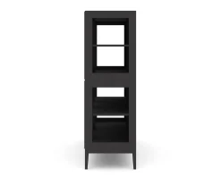 Edge 2.0 Vitrinskåp | 3 Dörrar, 2-Sektioner, Black