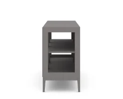 Edge 2.0 Vitrinskåp | 3 Dörrar, 1-Sektion, Grey