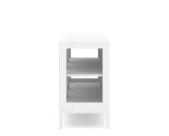 Edge 2.0 Vitrinskåp | 3 Dörrar, 1-Sektion, White