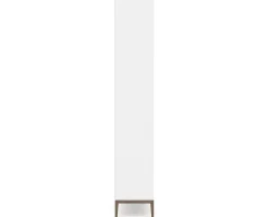 Edge 2.0 Vitrinskåp, 4 Dörrar | White/ Burned Walnut