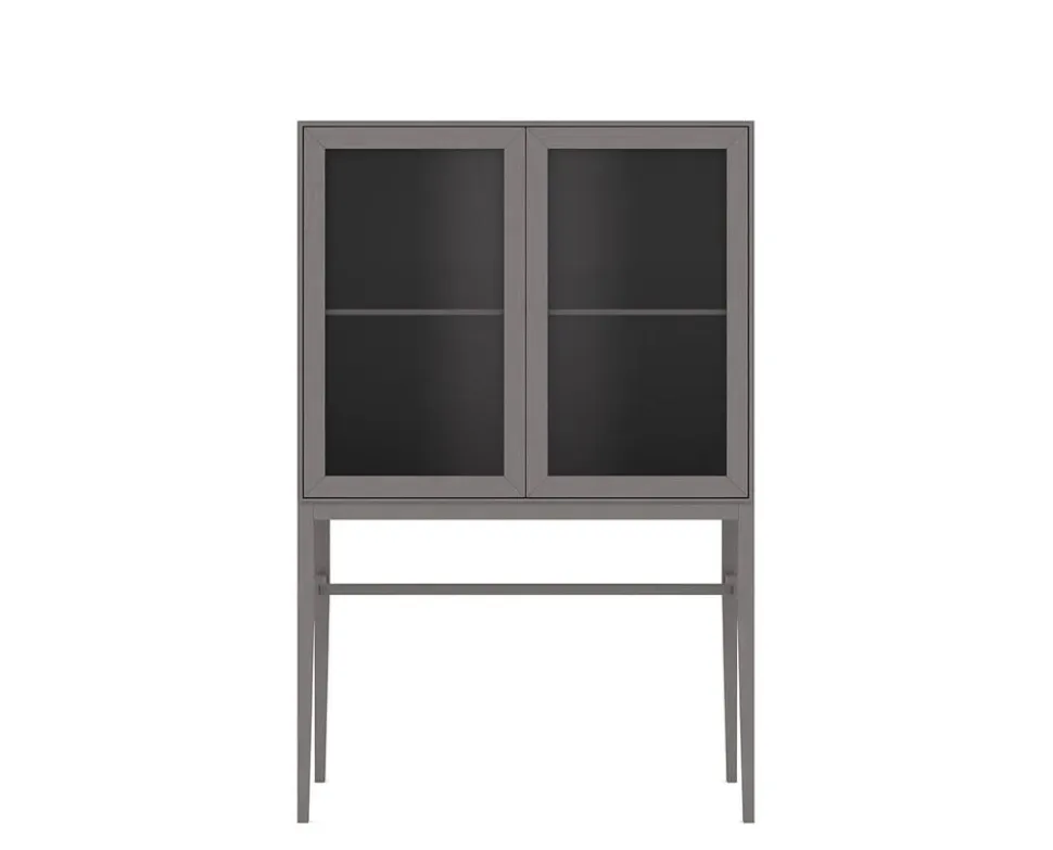 Edge 2.0 Vitrinskåp Hög | Grey