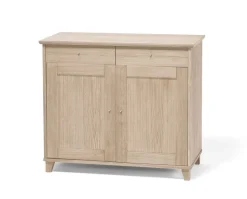 Ekliden Sideboard | 2 dörrar + 2 lådor | Vitoljad ek