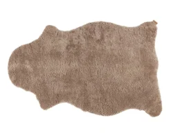 Ella Korthårigt Fårskinn | 100x60 Stone