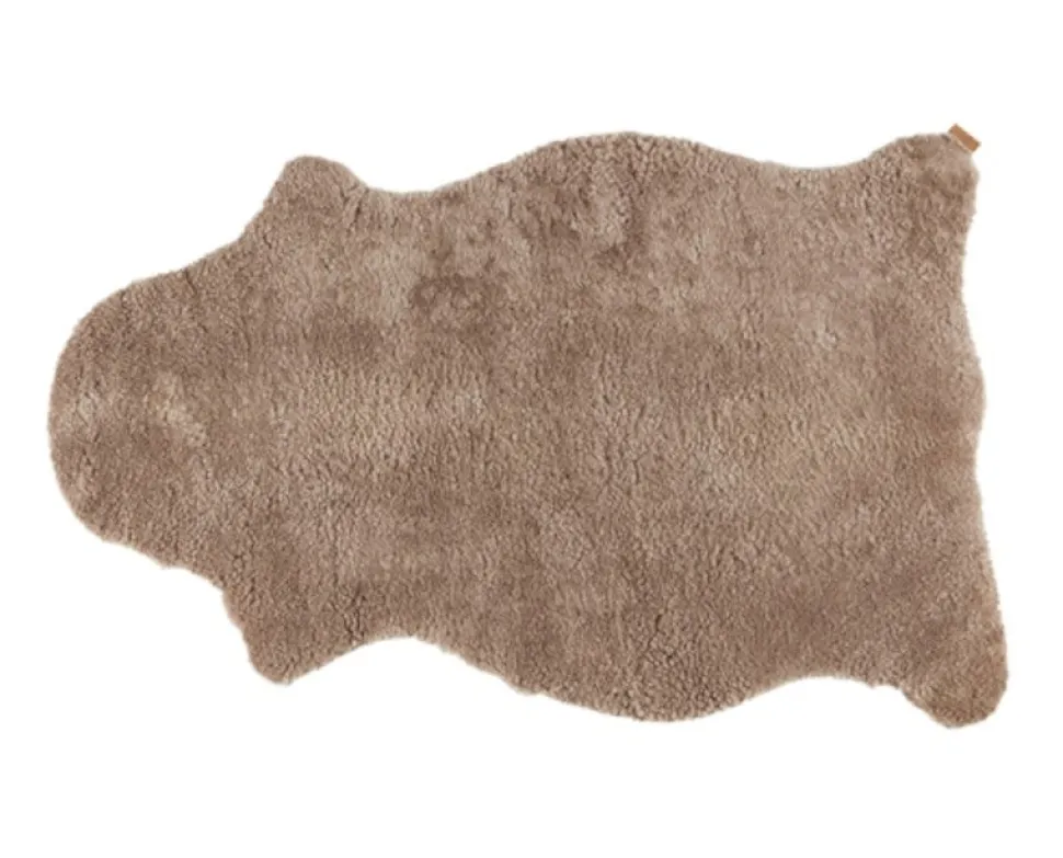 Ella Korthårigt Fårskinn | 100x60 Stone