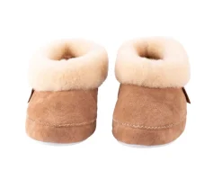 Emmy Fårskinnstofflor Chestnut | Storlek 36