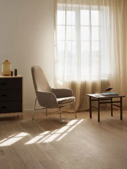 Era Lounge Chair | Hög | Krom