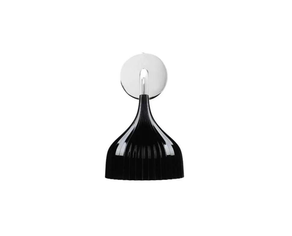 E' Vägglampa Black