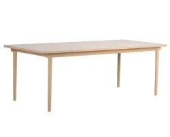 Fairmount Matbord 220x95 | Beige HPL/Vitpigm. Ek