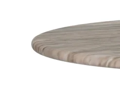 Ferrol Soffbord | Ø80x42 | Grå Marmor / Brons
