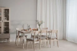 Filippa Matbord | 180 Vitpigm. Ek