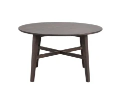 Filippa Soffbord Ø90 | Mörkbrun Ek