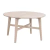 Filippa Soffbord Ø90 | Vitpigmenterad Ek