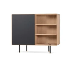 Fina Dresser 118 med dörr, Nero