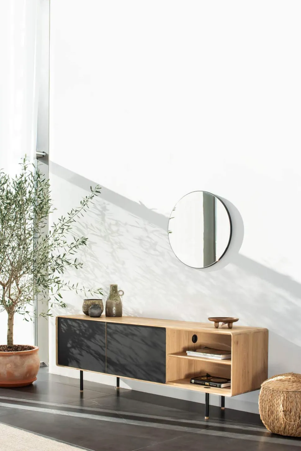 Fina sideboard 150 Nero
