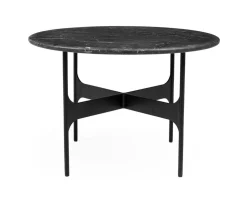Floema Soffbord Ø60 | Runt | Svart Marmor