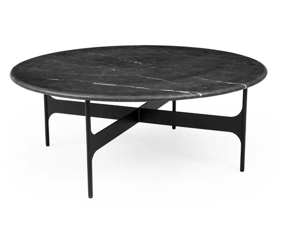 Floema Soffbord Ø85 | Runt | Svart Marmor