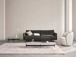 Floema Soffbord Ø85 | Runt | Svart Marmor