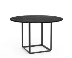 Florence Matbord Ø120 | Svart Marquina Marmor/ Svart