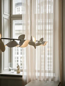 Florii 5 Linear Taklampa | Dark Bronze/White